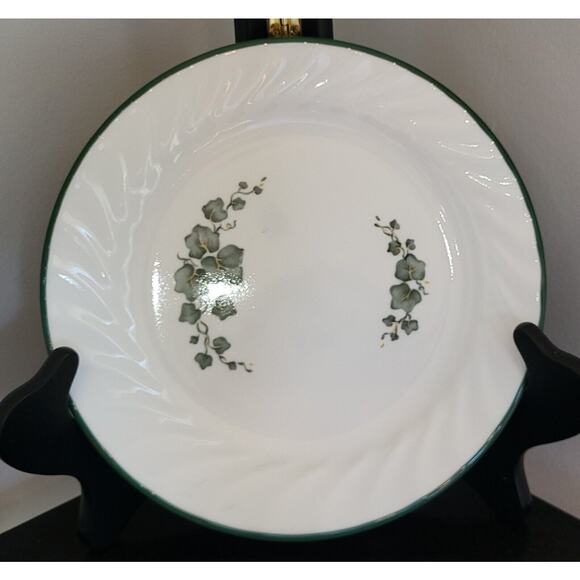 Corelle Callaway Ivy White with Green Ivy (Qty 3) Bread Plates 7 1/4"